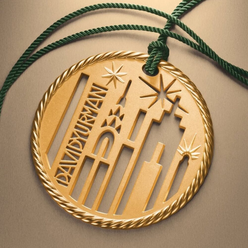 2024 David Yurman Holiday Ornament New in Plastic